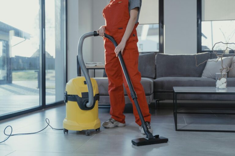 Supplies and checklist showing how to start cleaning business with no money at home